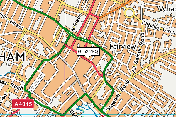 GL52 2RQ map - OS VectorMap District (Ordnance Survey) GL52 2RQ map - OS VectorMap District (Ordnance Survey)