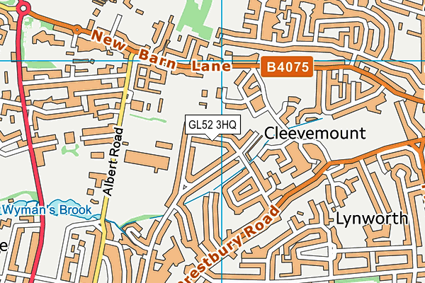 GL52 3HQ map - OS VectorMap District (Ordnance Survey) GL52 3HQ map - OS VectorMap District (Ordnance Survey)