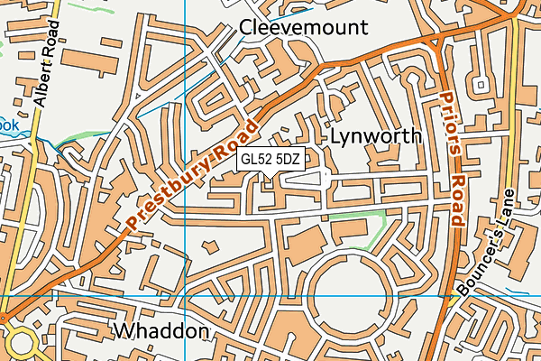 GL52 5DZ map - OS VectorMap District (Ordnance Survey) GL52 5DZ map - OS VectorMap District (Ordnance Survey)