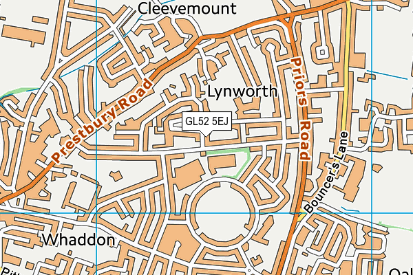 GL52 5EJ map - OS VectorMap District (Ordnance Survey) GL52 5EJ map - OS VectorMap District (Ordnance Survey)