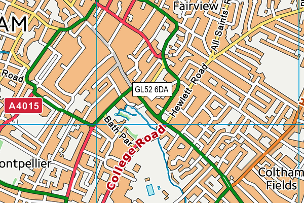 GL52 6DA map - OS VectorMap District (Ordnance Survey) GL52 6DA map - OS VectorMap District (Ordnance Survey)
