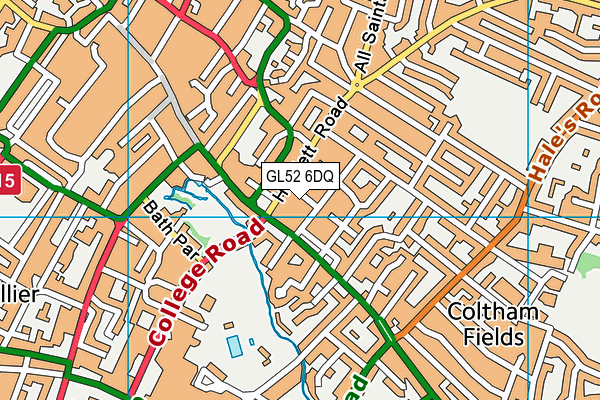 GL52 6DQ map - OS VectorMap District (Ordnance Survey) GL52 6DQ map - OS VectorMap District (Ordnance Survey)
