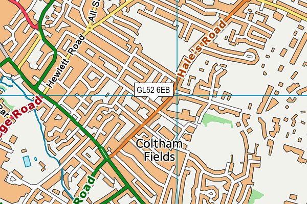 GL52 6EB map - OS VectorMap District (Ordnance Survey) GL52 6EB map - OS VectorMap District (Ordnance Survey)