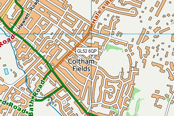 GL52 6QP map - OS VectorMap District (Ordnance Survey) GL52 6QP map - OS VectorMap District (Ordnance Survey)