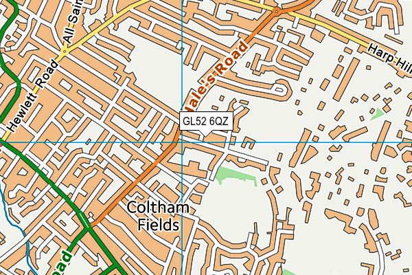 GL52 6QZ map - OS VectorMap District (Ordnance Survey) GL52 6QZ map - OS VectorMap District (Ordnance Survey)