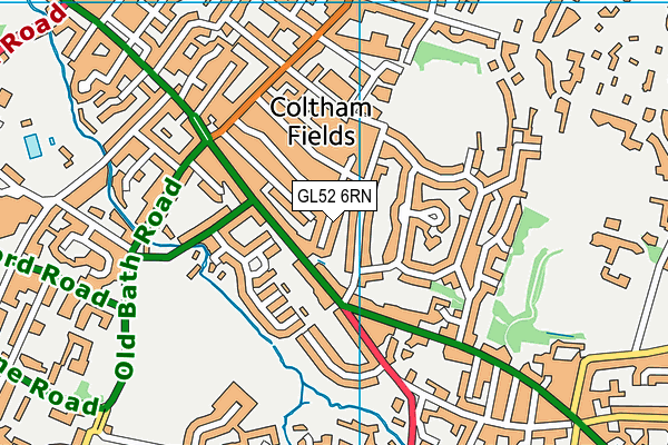 GL52 6RN map - OS VectorMap District (Ordnance Survey) GL52 6RN map - OS VectorMap District (Ordnance Survey)