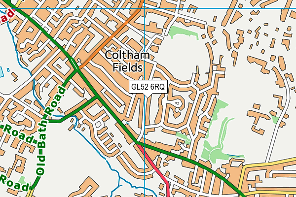 GL52 6RQ map - OS VectorMap District (Ordnance Survey) GL52 6RQ map - OS VectorMap District (Ordnance Survey)