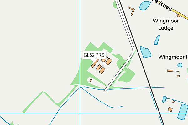 GL52 7RS map - OS VectorMap District (Ordnance Survey) GL52 7RS map - OS VectorMap District (Ordnance Survey)