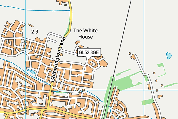 GL52 8GE map - OS VectorMap District (Ordnance Survey) GL52 8GE map - OS VectorMap District (Ordnance Survey)
