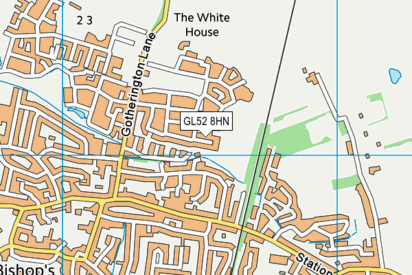 GL52 8HN map - OS VectorMap District (Ordnance Survey) GL52 8HN map - OS VectorMap District (Ordnance Survey)