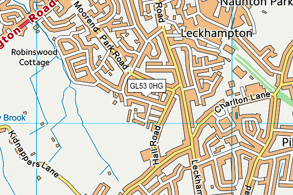 GL53 0HG map - OS VectorMap District (Ordnance Survey) GL53 0HG map - OS VectorMap District (Ordnance Survey)