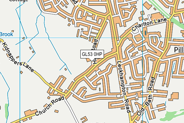 GL53 0HP map - OS VectorMap District (Ordnance Survey) GL53 0HP map - OS VectorMap District (Ordnance Survey)