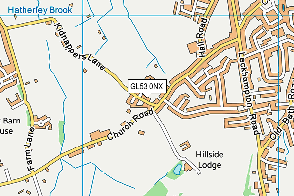 GL53 0NX map - OS VectorMap District (Ordnance Survey) GL53 0NX map - OS VectorMap District (Ordnance Survey)