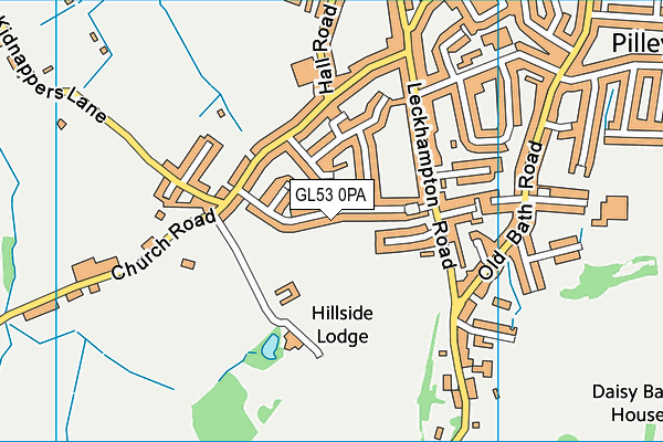 GL53 0PA map - OS VectorMap District (Ordnance Survey) GL53 0PA map - OS VectorMap District (Ordnance Survey)