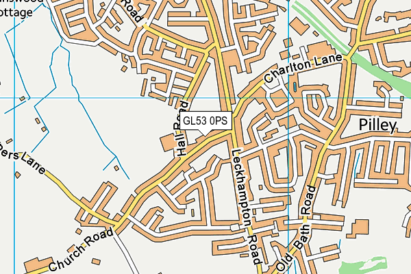 GL53 0PS map - OS VectorMap District (Ordnance Survey) GL53 0PS map - OS VectorMap District (Ordnance Survey)