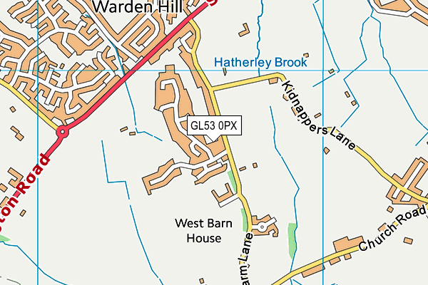 GL53 0PX map - OS VectorMap District (Ordnance Survey) GL53 0PX map - OS VectorMap District (Ordnance Survey)