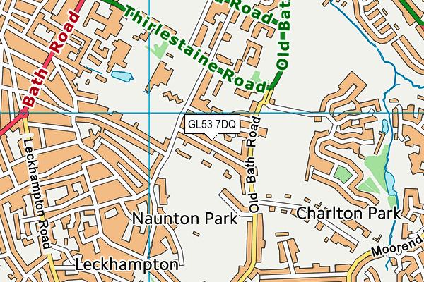 GL53 7DQ map - OS VectorMap District (Ordnance Survey) GL53 7DQ map - OS VectorMap District (Ordnance Survey)