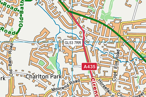 GL53 7RR map - OS VectorMap District (Ordnance Survey) GL53 7RR map - OS VectorMap District (Ordnance Survey)