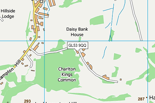 GL53 9QQ map - OS VectorMap District (Ordnance Survey) GL53 9QQ map - OS VectorMap District (Ordnance Survey)