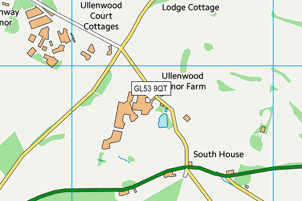 GL53 9QT map - OS VectorMap District (Ordnance Survey) GL53 9QT map - OS VectorMap District (Ordnance Survey)