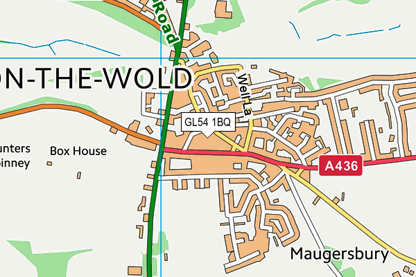 GL54 1BQ map - OS VectorMap District (Ordnance Survey) GL54 1BQ map - OS VectorMap District (Ordnance Survey)