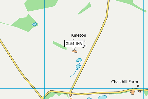 GL54 1HA map - OS VectorMap District (Ordnance Survey) GL54 1HA map - OS VectorMap District (Ordnance Survey)
