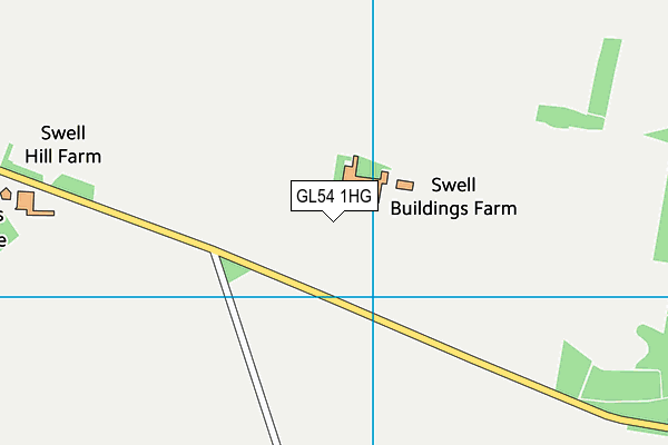 GL54 1HG map - OS VectorMap District (Ordnance Survey) GL54 1HG map - OS VectorMap District (Ordnance Survey)