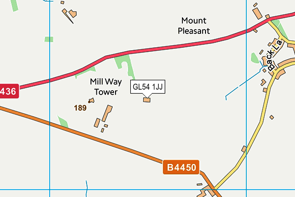 GL54 1JJ map - OS VectorMap District (Ordnance Survey) GL54 1JJ map - OS VectorMap District (Ordnance Survey)