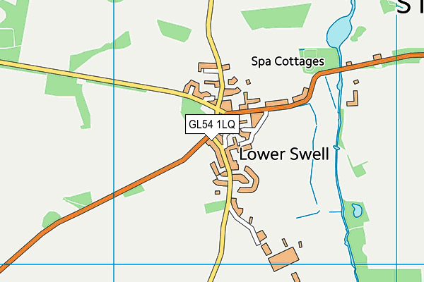GL54 1LQ map - OS VectorMap District (Ordnance Survey) GL54 1LQ map - OS VectorMap District (Ordnance Survey)