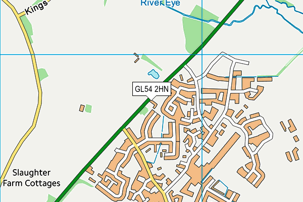 GL54 2HN map - OS VectorMap District (Ordnance Survey) GL54 2HN map - OS VectorMap District (Ordnance Survey)