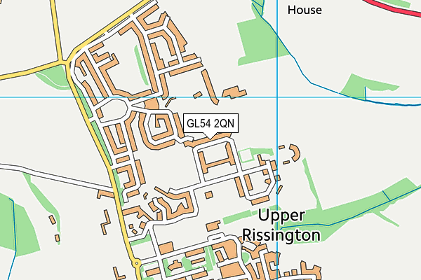 GL54 2QN map - OS VectorMap District (Ordnance Survey) GL54 2QN map - OS VectorMap District (Ordnance Survey)