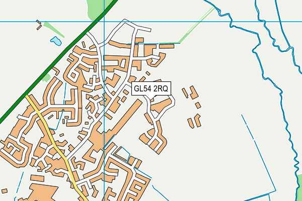 GL54 2RQ map - OS VectorMap District (Ordnance Survey) GL54 2RQ map - OS VectorMap District (Ordnance Survey)