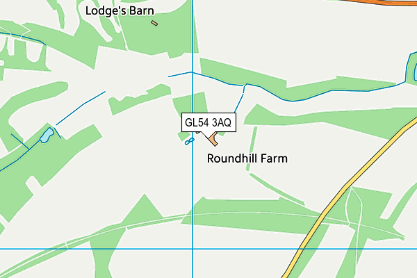 GL54 3AQ map - OS VectorMap District (Ordnance Survey) GL54 3AQ map - OS VectorMap District (Ordnance Survey)