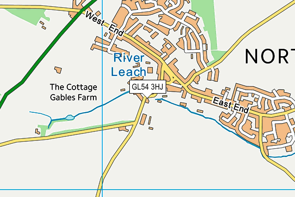 GL54 3HJ map - OS VectorMap District (Ordnance Survey) GL54 3HJ map - OS VectorMap District (Ordnance Survey)