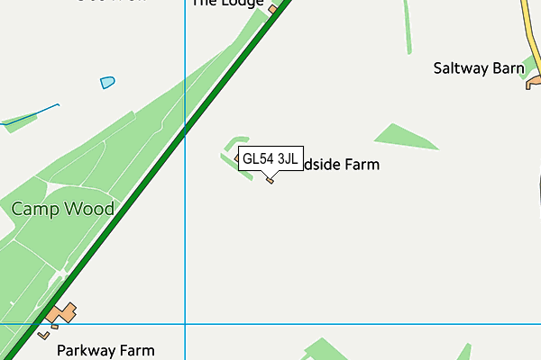 GL54 3JL map - OS VectorMap District (Ordnance Survey) GL54 3JL map - OS VectorMap District (Ordnance Survey)