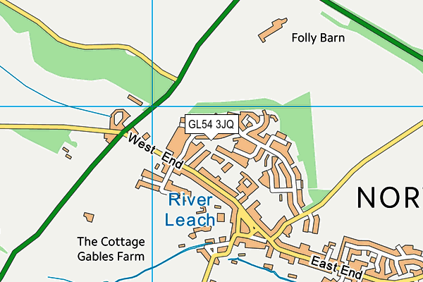 GL54 3JQ map - OS VectorMap District (Ordnance Survey) GL54 3JQ map - OS VectorMap District (Ordnance Survey)