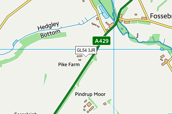 GL54 3JR map - OS VectorMap District (Ordnance Survey) GL54 3JR map - OS VectorMap District (Ordnance Survey)