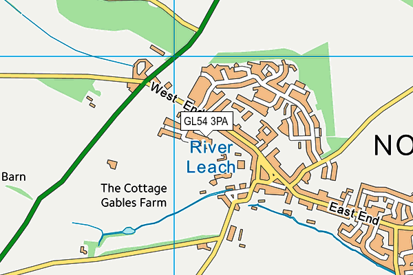 GL54 3PA map - OS VectorMap District (Ordnance Survey) GL54 3PA map - OS VectorMap District (Ordnance Survey)