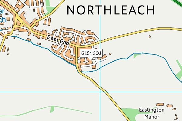 GL54 3QJ map - OS VectorMap District (Ordnance Survey) GL54 3QJ map - OS VectorMap District (Ordnance Survey)