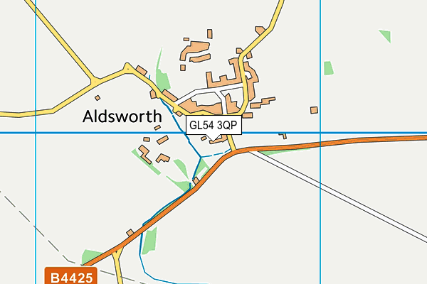 GL54 3QP map - OS VectorMap District (Ordnance Survey) GL54 3QP map - OS VectorMap District (Ordnance Survey)