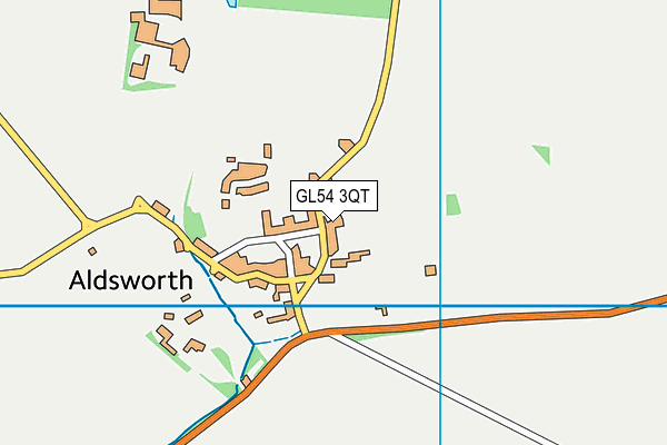 GL54 3QT map - OS VectorMap District (Ordnance Survey) GL54 3QT map - OS VectorMap District (Ordnance Survey)