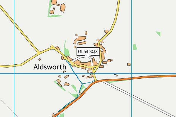 GL54 3QX map - OS VectorMap District (Ordnance Survey) GL54 3QX map - OS VectorMap District (Ordnance Survey)