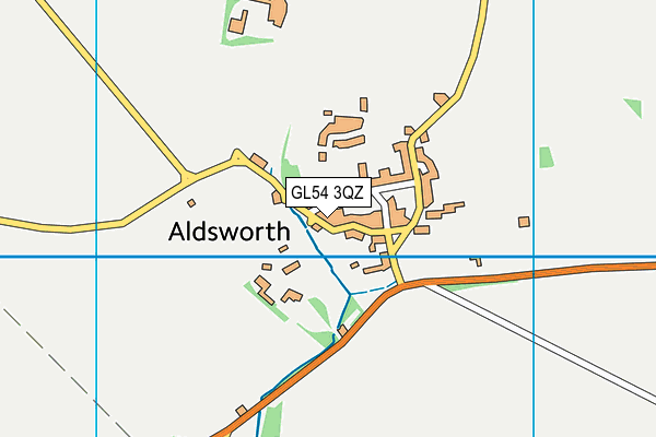 GL54 3QZ map - OS VectorMap District (Ordnance Survey) GL54 3QZ map - OS VectorMap District (Ordnance Survey)