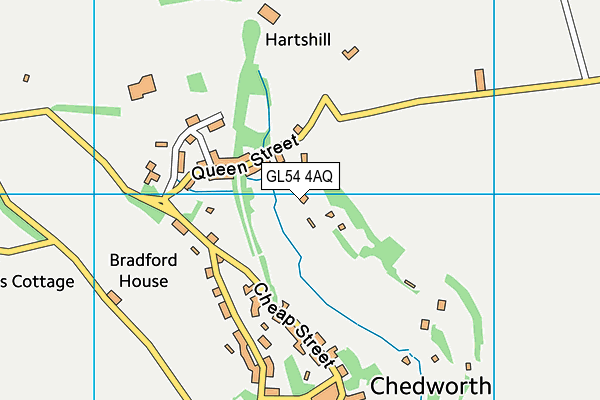 GL54 4AQ map - OS VectorMap District (Ordnance Survey) GL54 4AQ map - OS VectorMap District (Ordnance Survey)