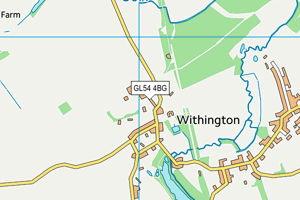 GL54 4BG map - OS VectorMap District (Ordnance Survey) GL54 4BG map - OS VectorMap District (Ordnance Survey)