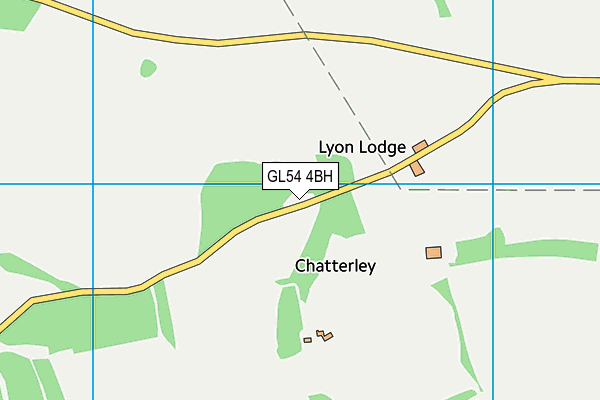 GL54 4BH map - OS VectorMap District (Ordnance Survey) GL54 4BH map - OS VectorMap District (Ordnance Survey)