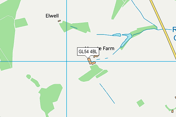 GL54 4BL map - OS VectorMap District (Ordnance Survey) GL54 4BL map - OS VectorMap District (Ordnance Survey)