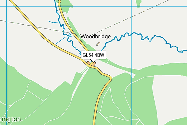 GL54 4BW map - OS VectorMap District (Ordnance Survey) GL54 4BW map - OS VectorMap District (Ordnance Survey)