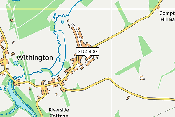 GL54 4DG map - OS VectorMap District (Ordnance Survey) GL54 4DG map - OS VectorMap District (Ordnance Survey)