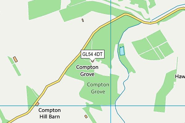 GL54 4DT map - OS VectorMap District (Ordnance Survey) GL54 4DT map - OS VectorMap District (Ordnance Survey)